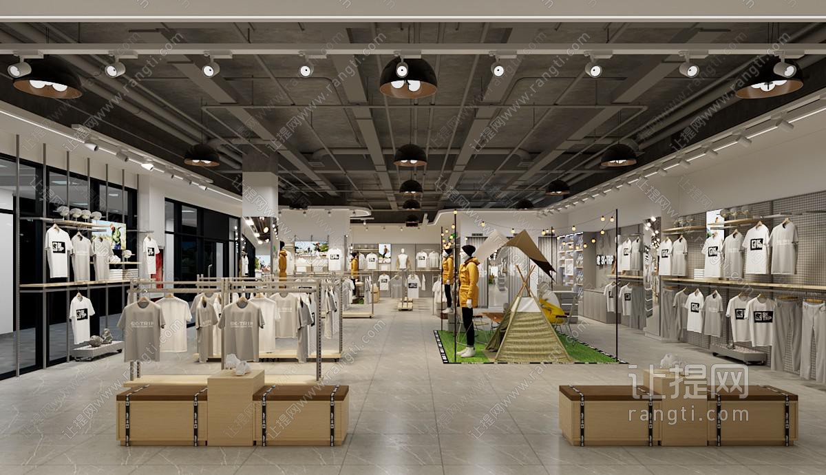 工业风服装专卖店