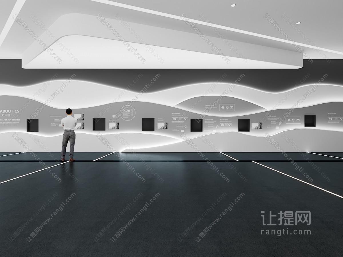 现代企业展厅展览