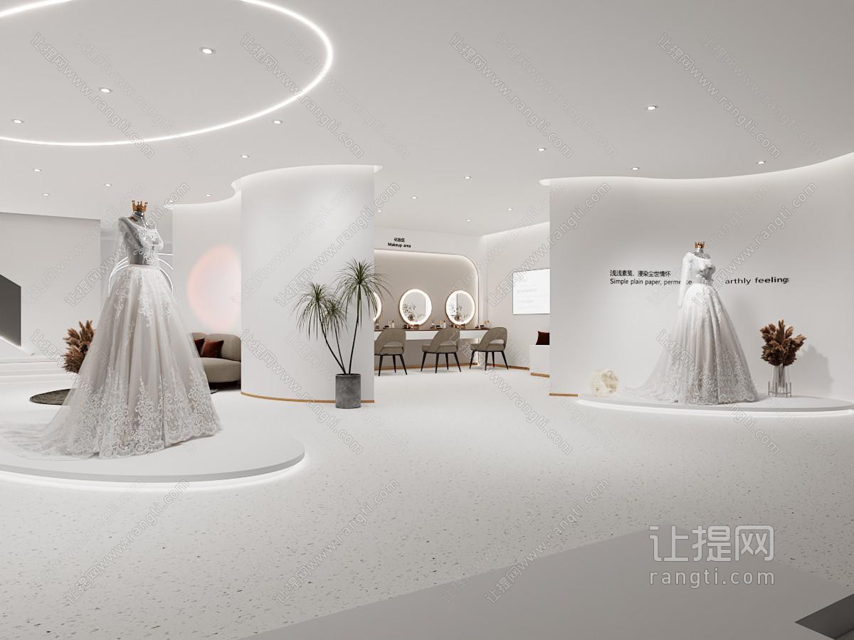 现代婚纱专卖店