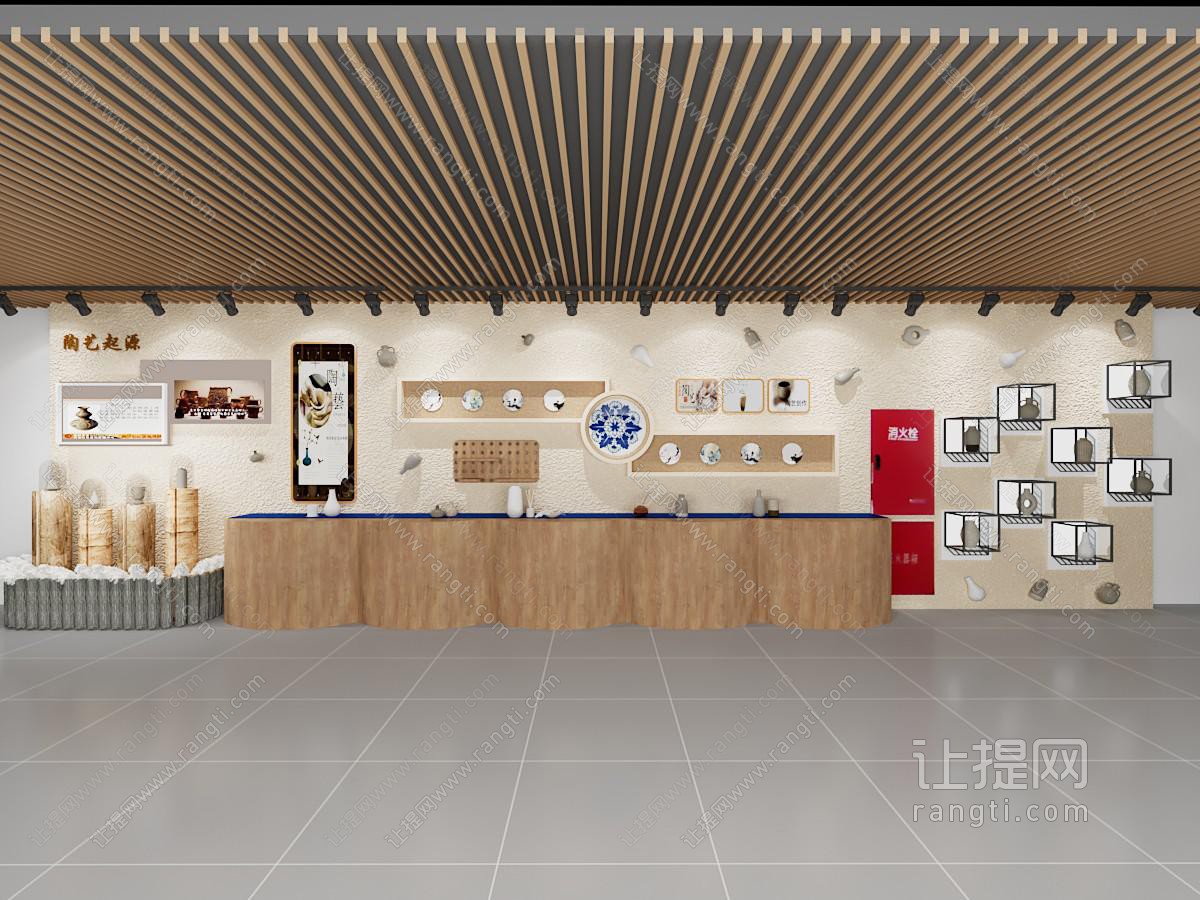 现代陶瓷主题展厅展览