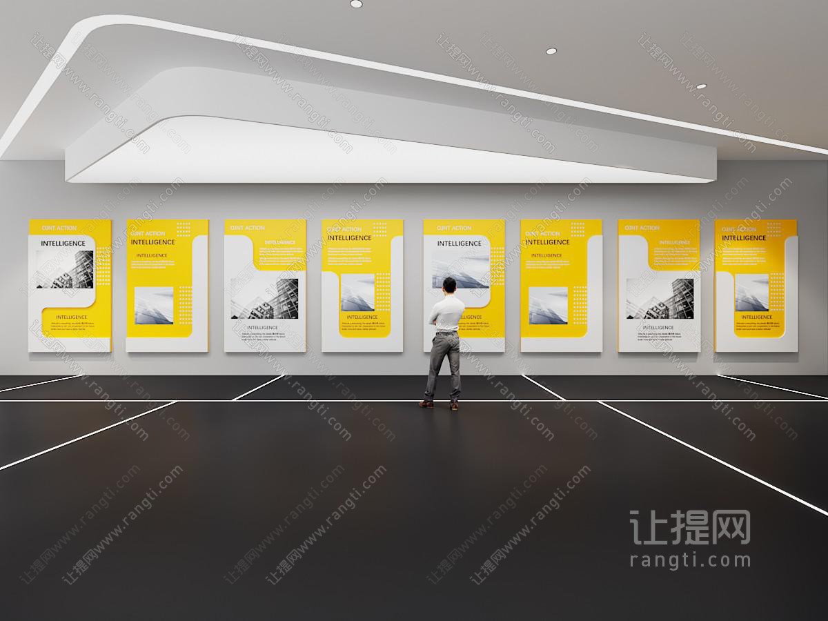 现代展厅展览