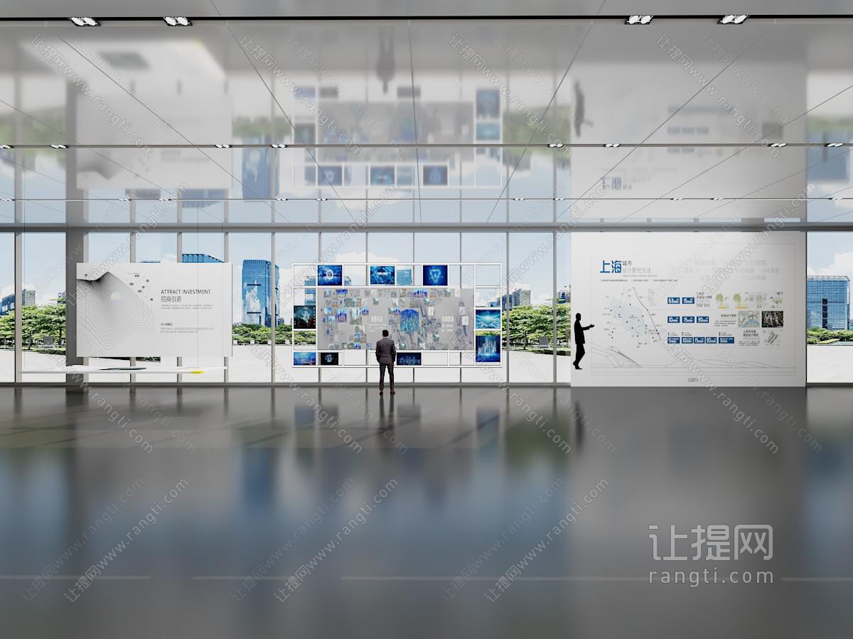 现代展厅展览