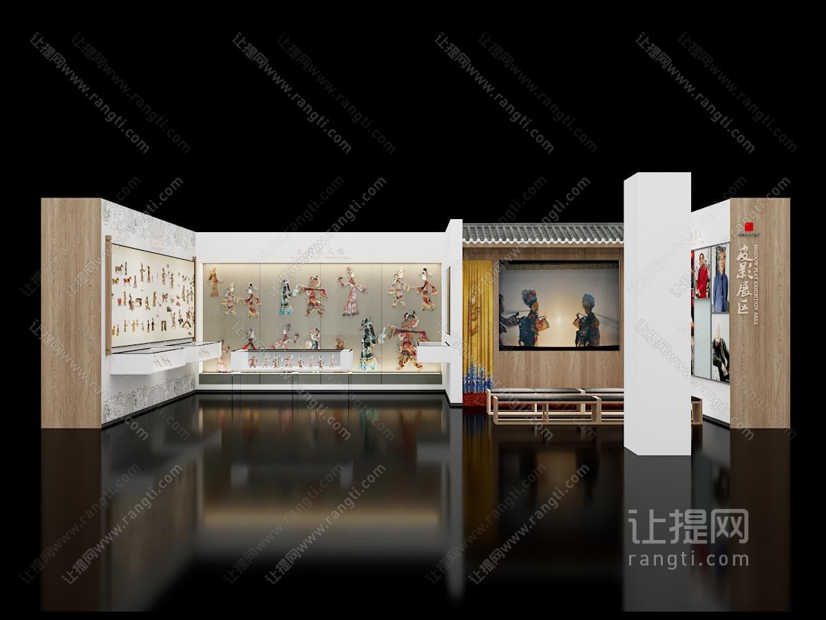 现代皮影文化展厅展览