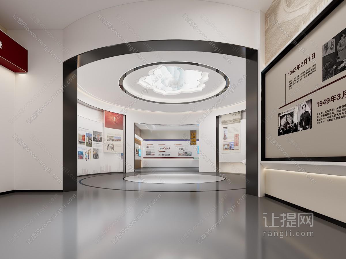 现代革命历史展厅展览