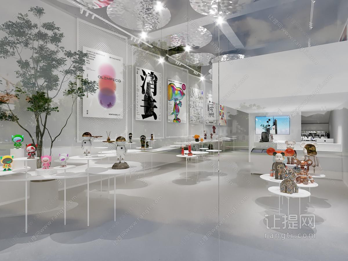 现代网红潮玩专卖店
