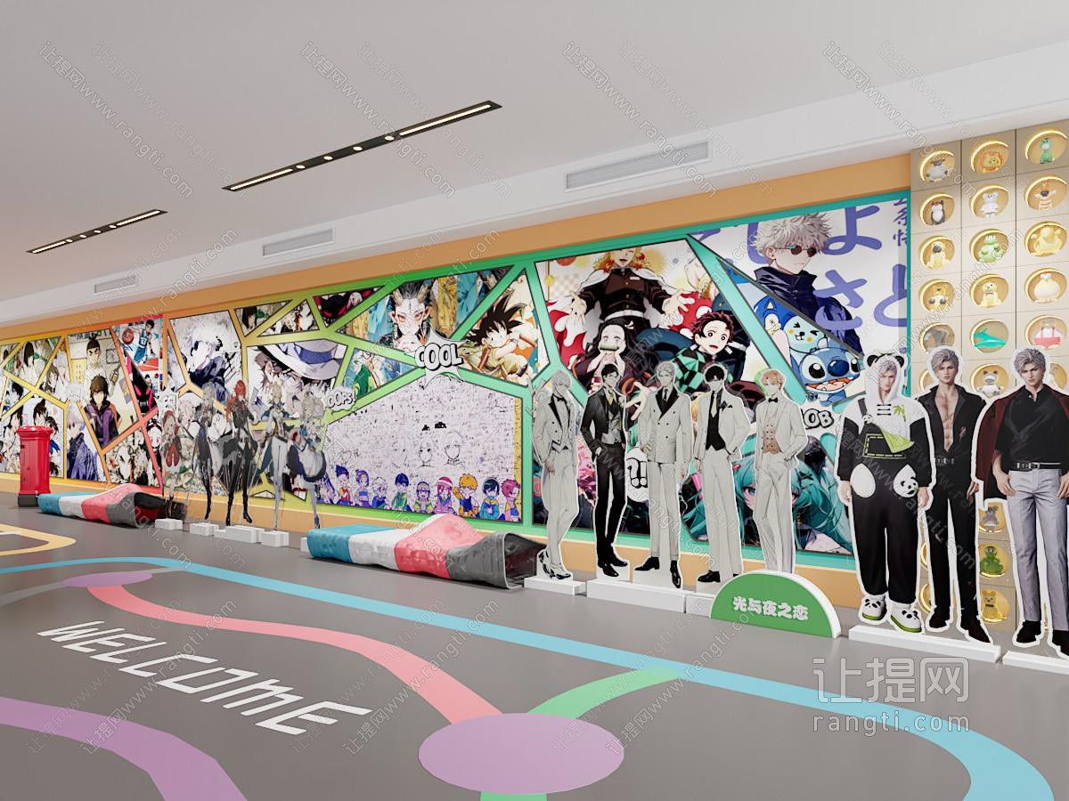 动漫漫展 活动美陈 DP点位 合影区 二次元 立牌