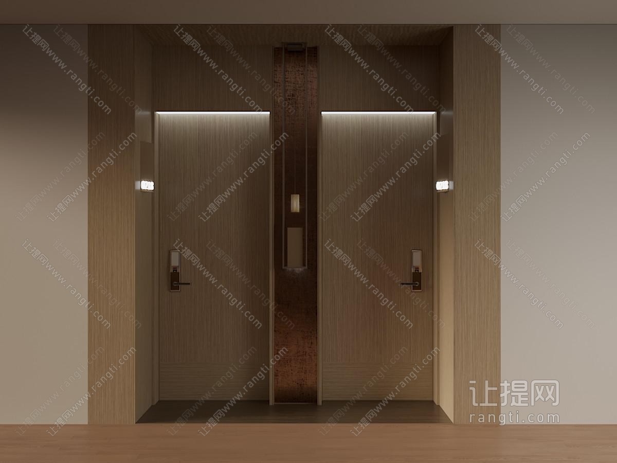 酒店客房门 单开门 密码门 入户门