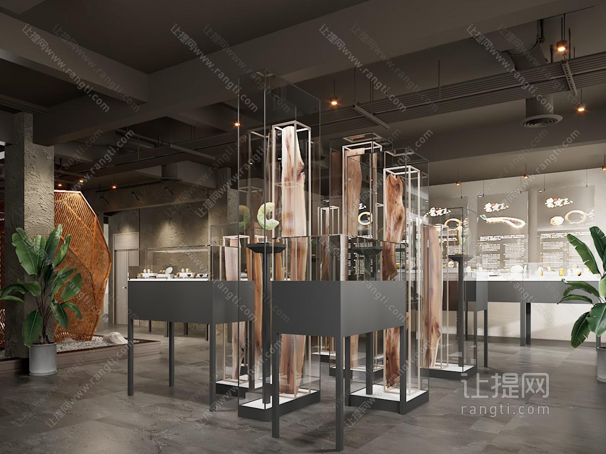 玉石展厅 玉石卖场