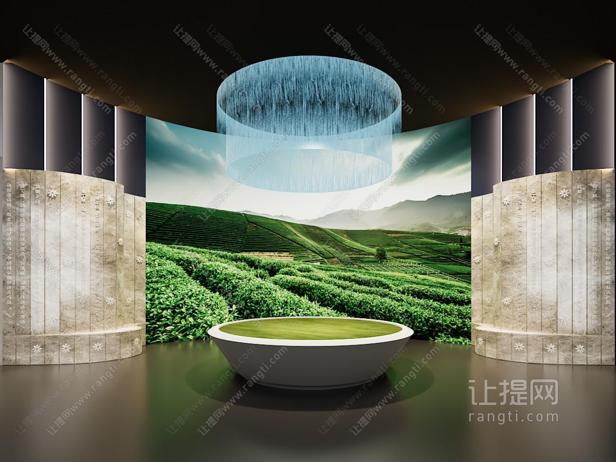 现代茶文化主题展厅展览