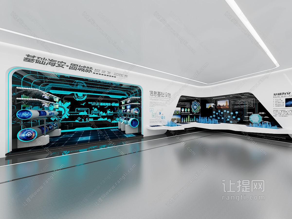 基础设施建设地下管道场景复原展厅