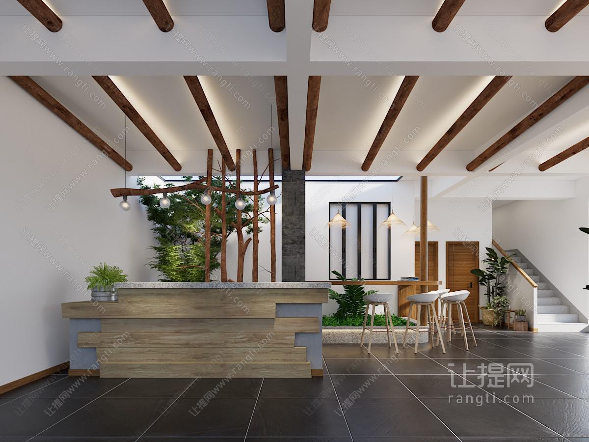 北欧民宿大厅