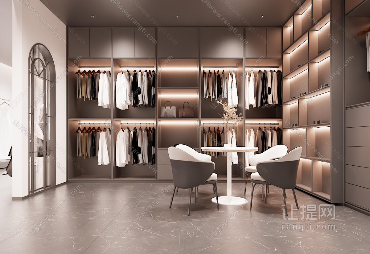 暗黑风服装店 男装店