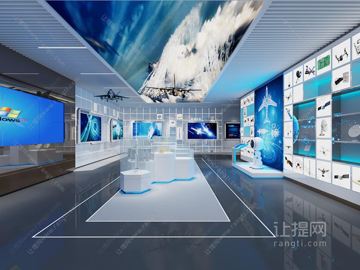 科技展厅 展示柜