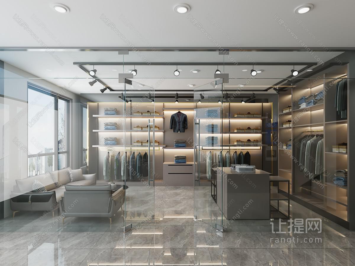 男装店 服饰鞋帽专卖店