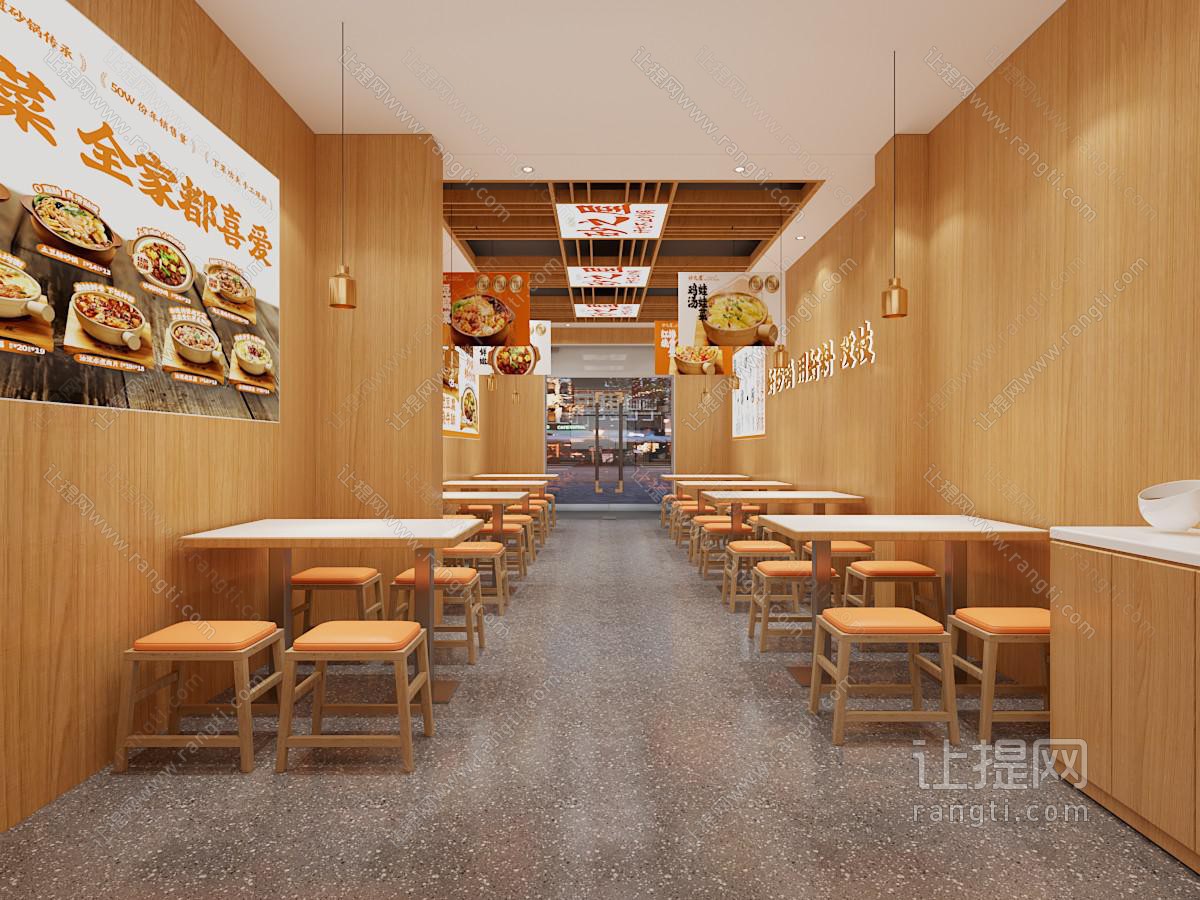 现代快餐店 现代小吃店 餐饮门店 砂锅店 连锁店加盟店