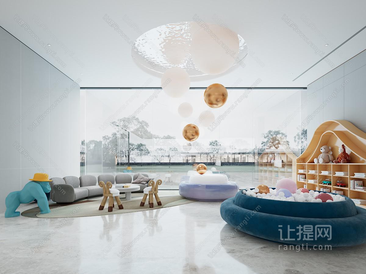 现代售楼处儿童娱乐区