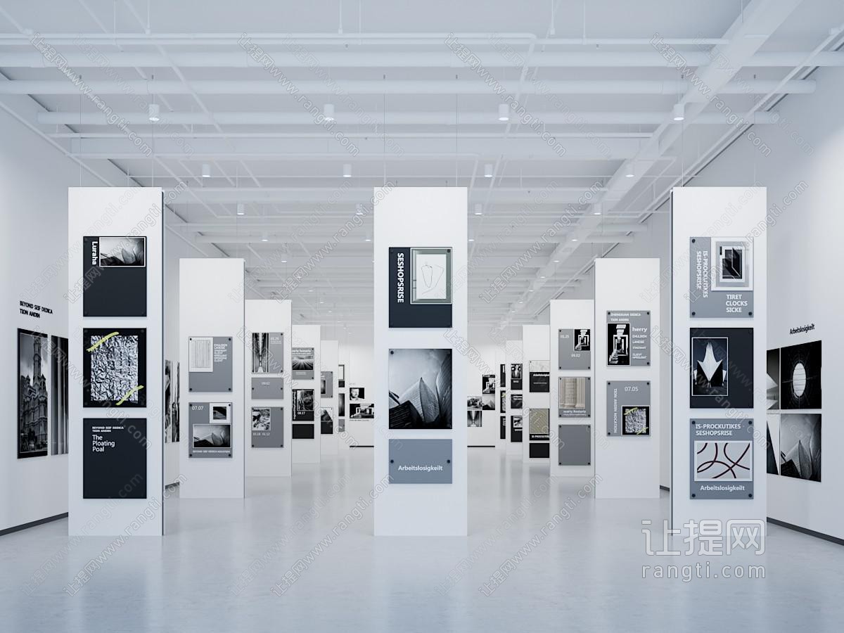 艺术品展厅 画展
