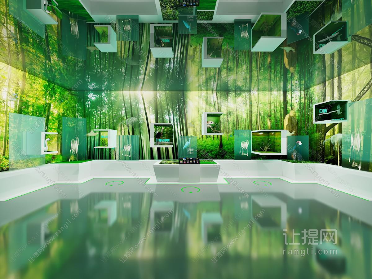 现代生态展厅 森林动物科普