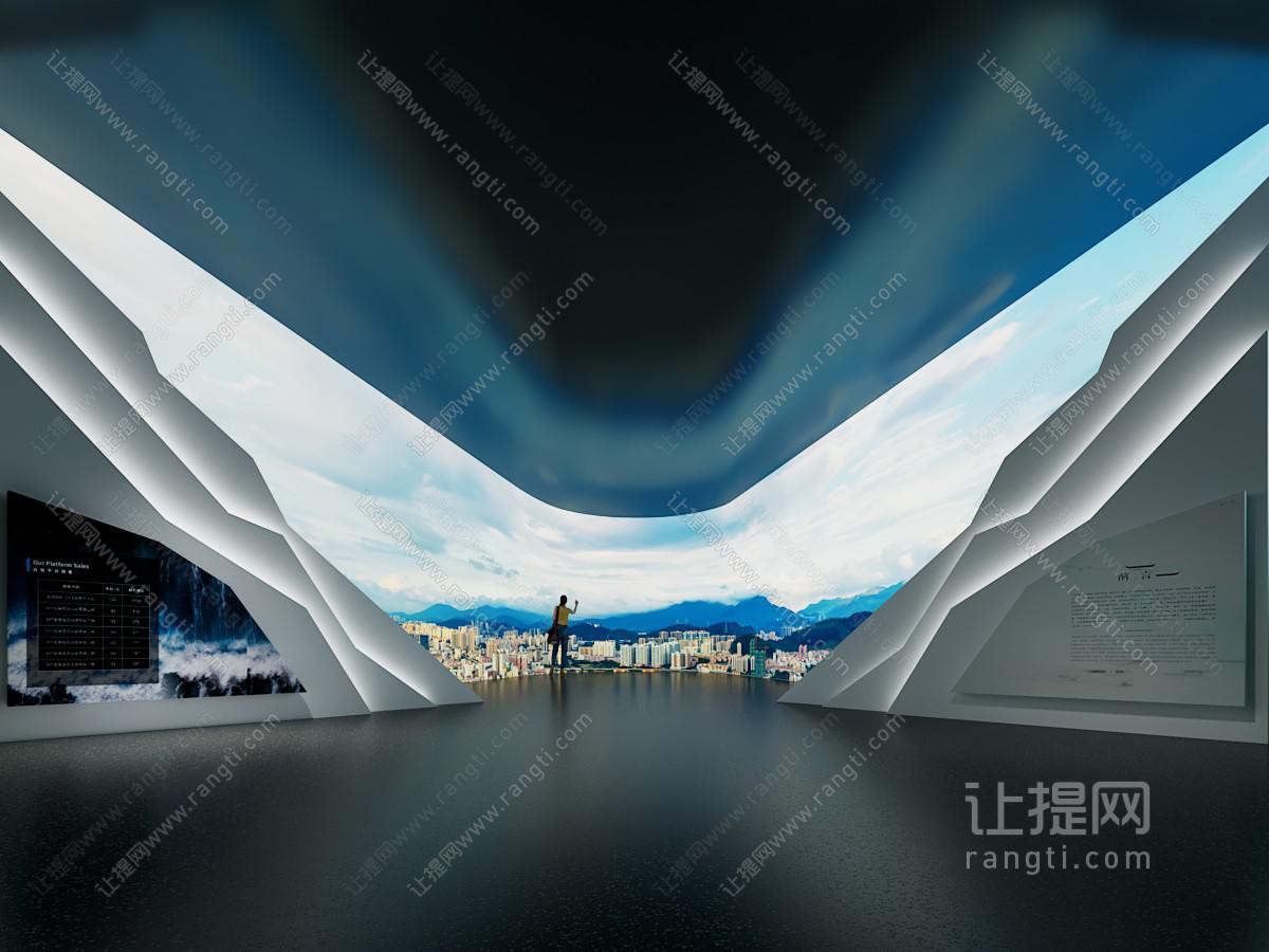 现代科技展厅 显示屏
