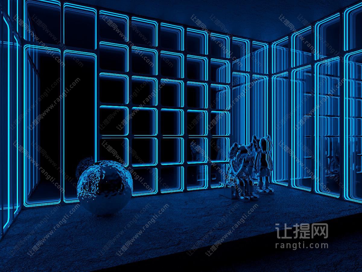 现代霓虹灯深渊镜