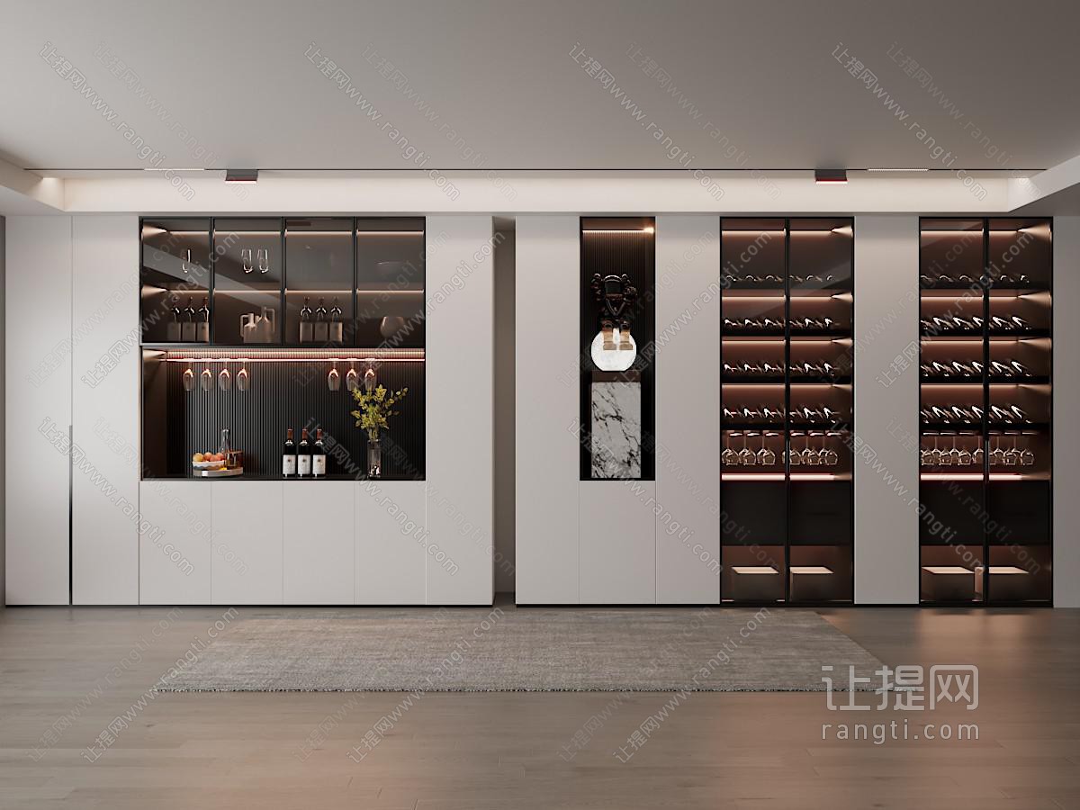 现代酒柜