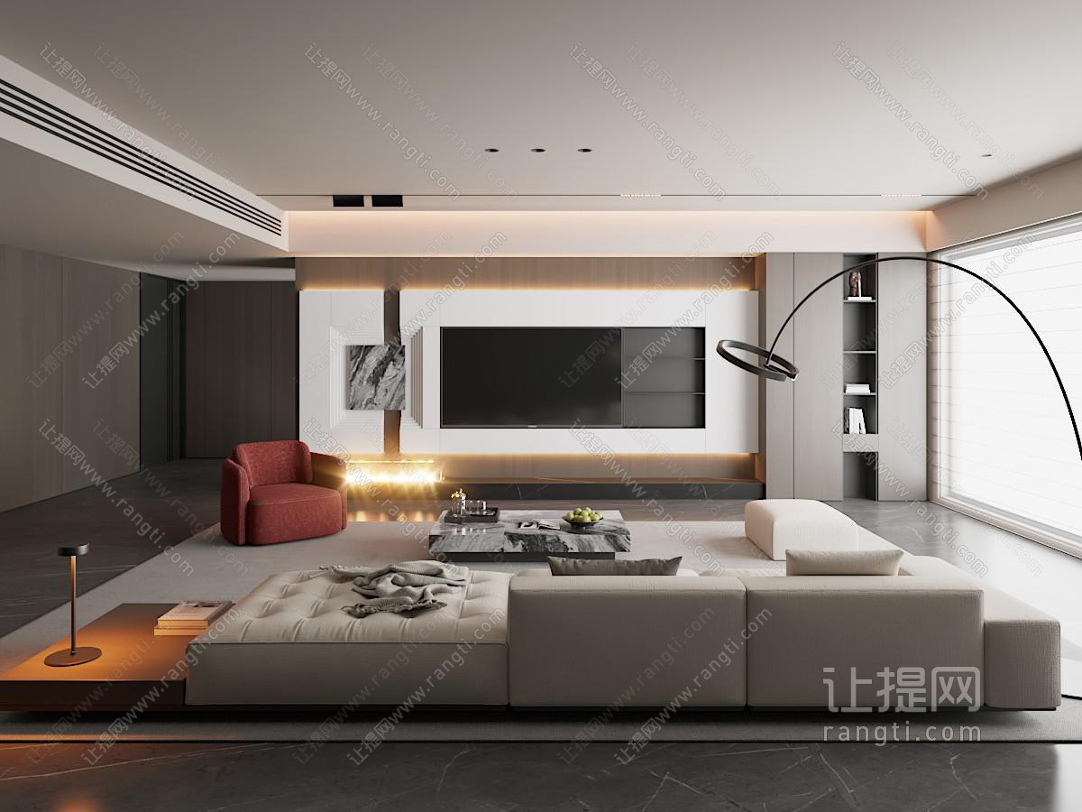 现代意式家居客厅