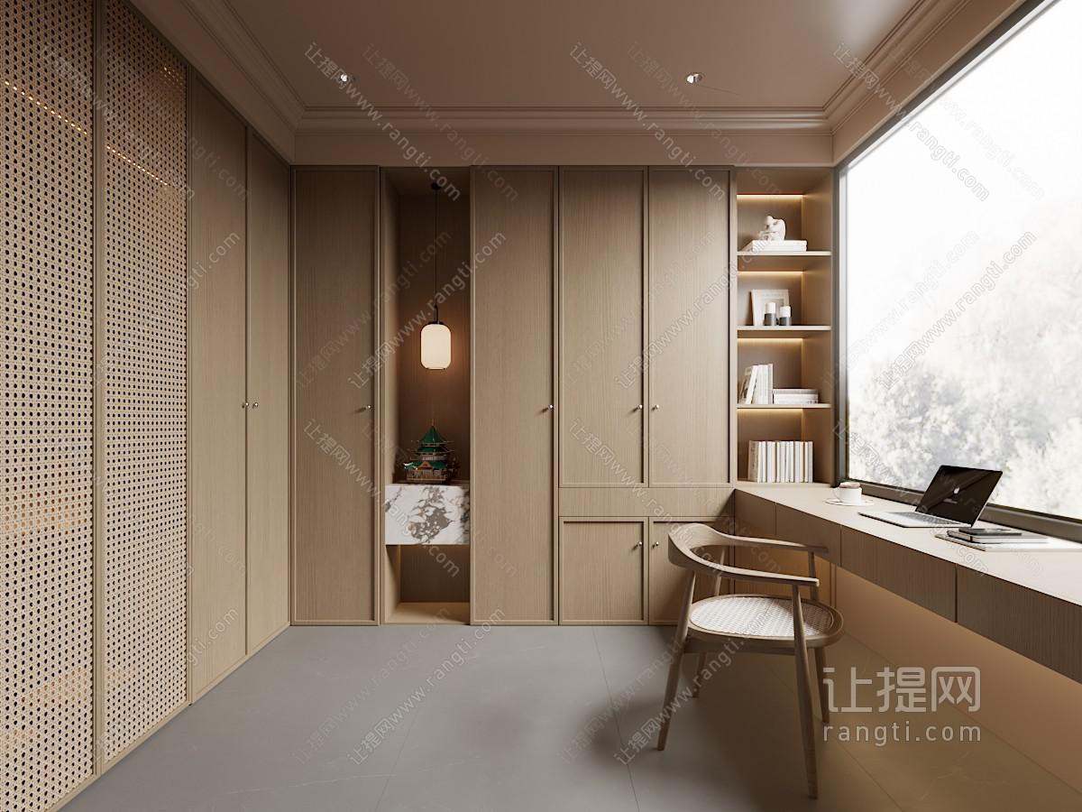 新中式衣帽间