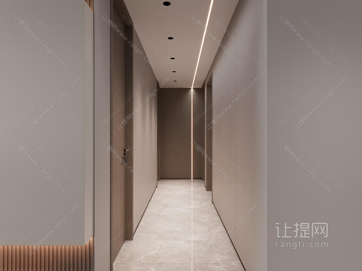 意式家居客厅过道