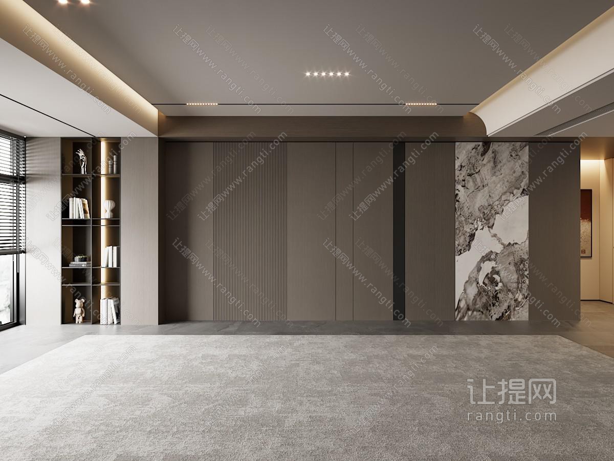 意式轻奢沙发背景墙