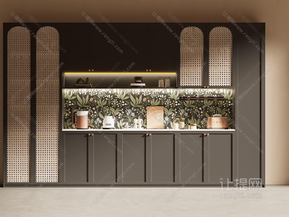 法式酒柜 餐边柜