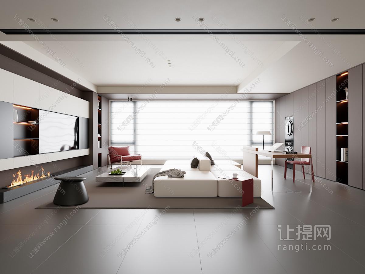 极简意式家居客厅