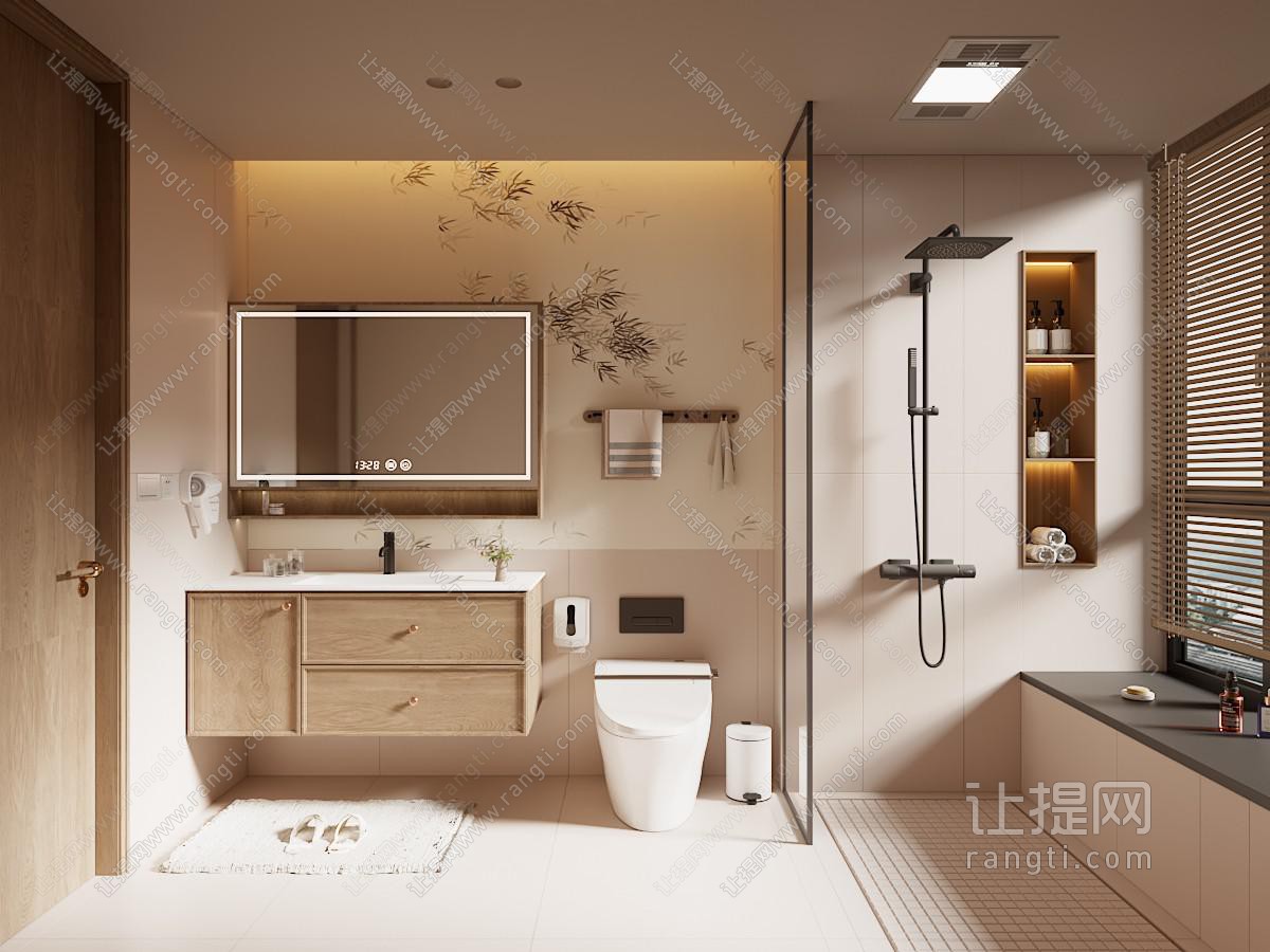 新中式卫生间