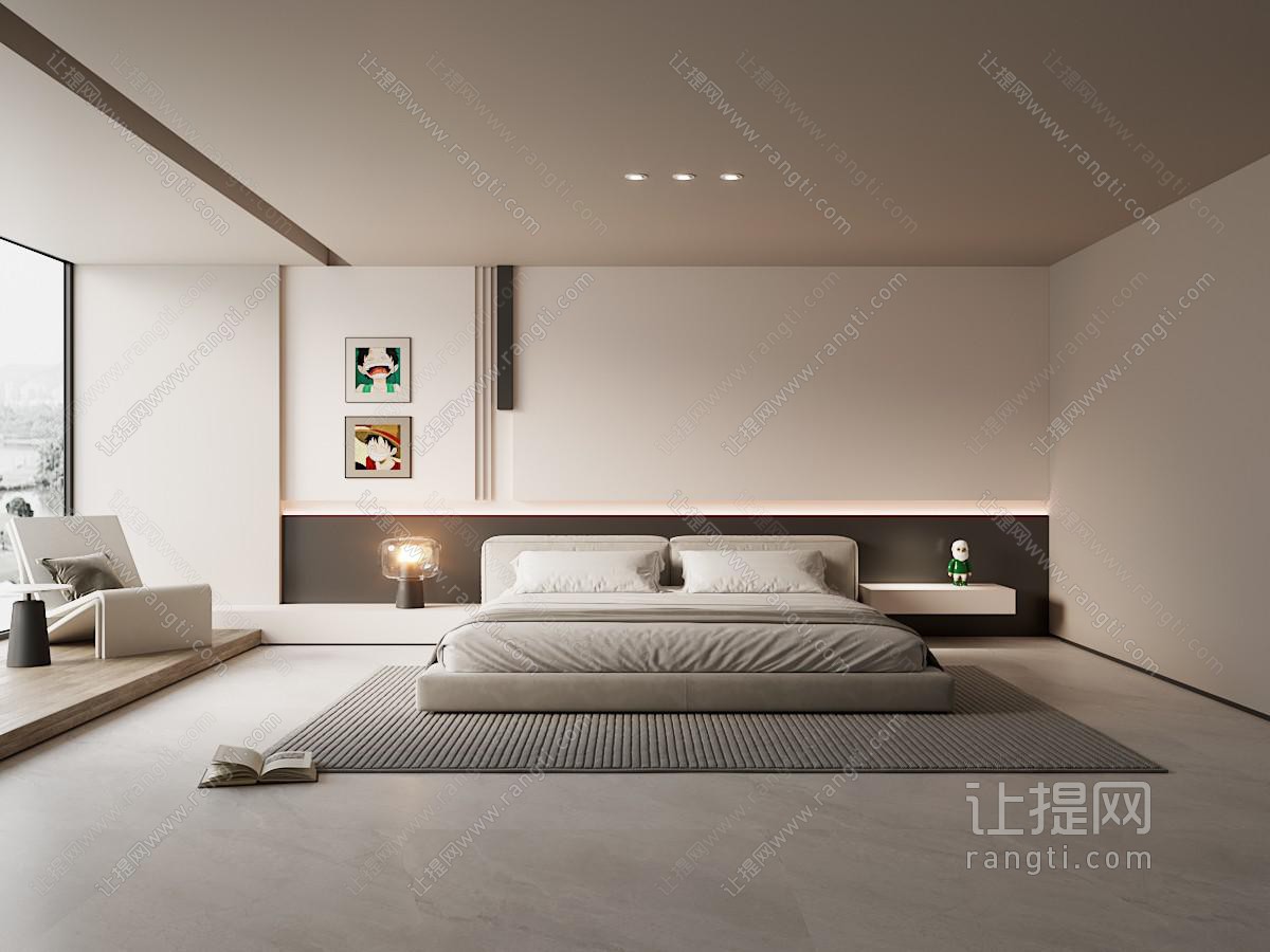 极简卧室 主卧
