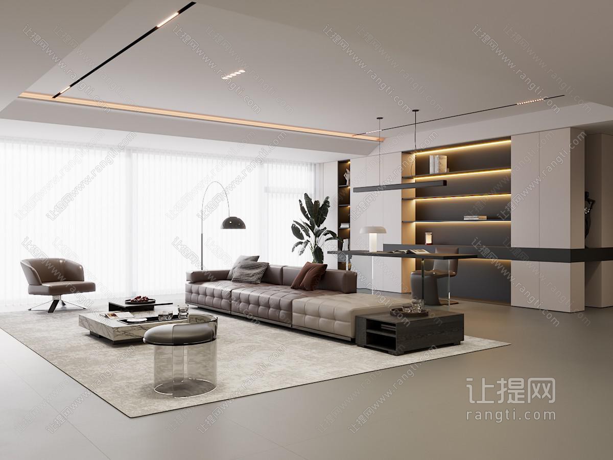 现代意式客厅