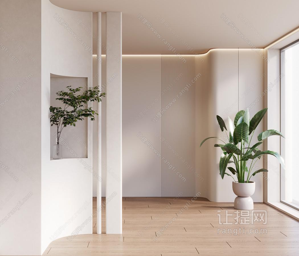 法式奶油玄关
