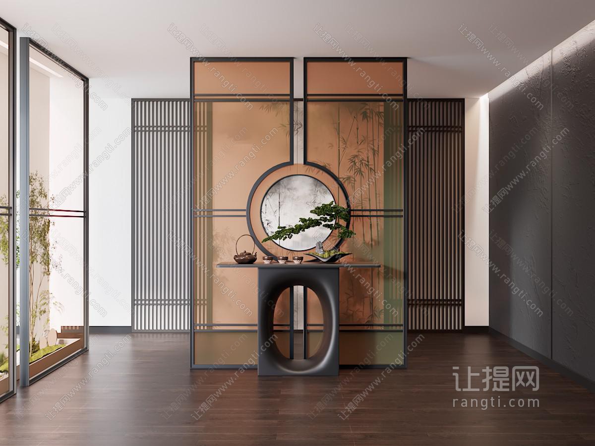 新中式玄关条案