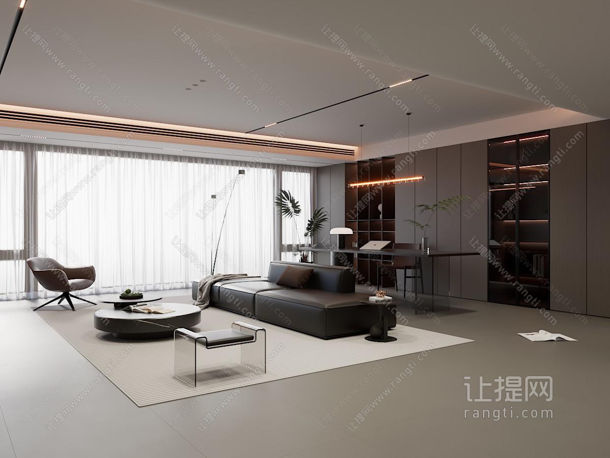 现代意式客厅