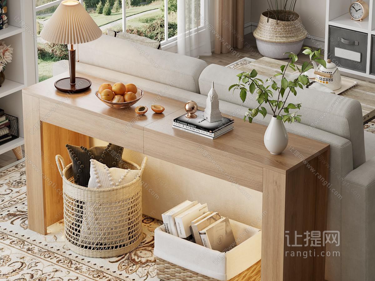 现代玄关柜 边柜