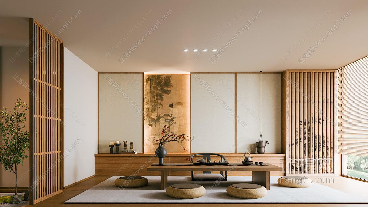 侘寂风茶室