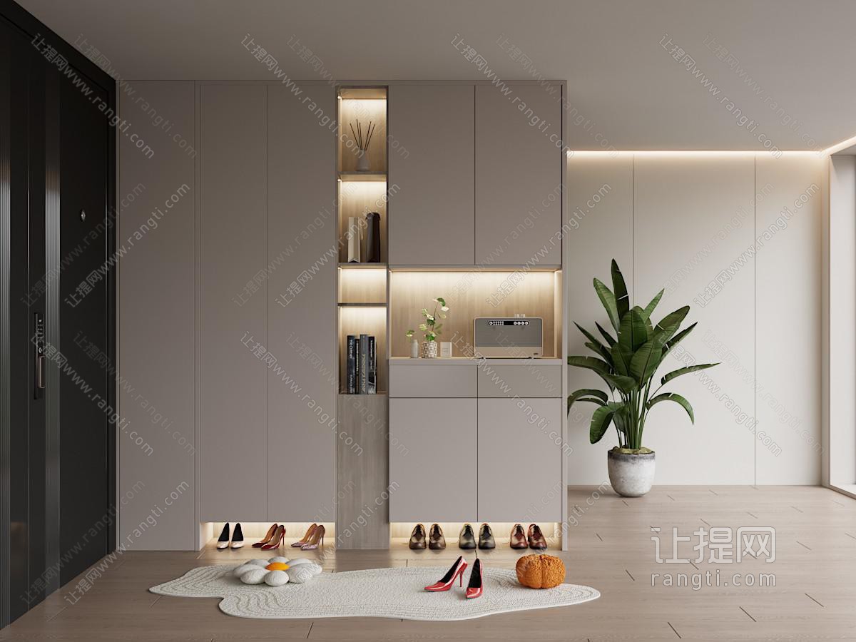 现代鞋柜