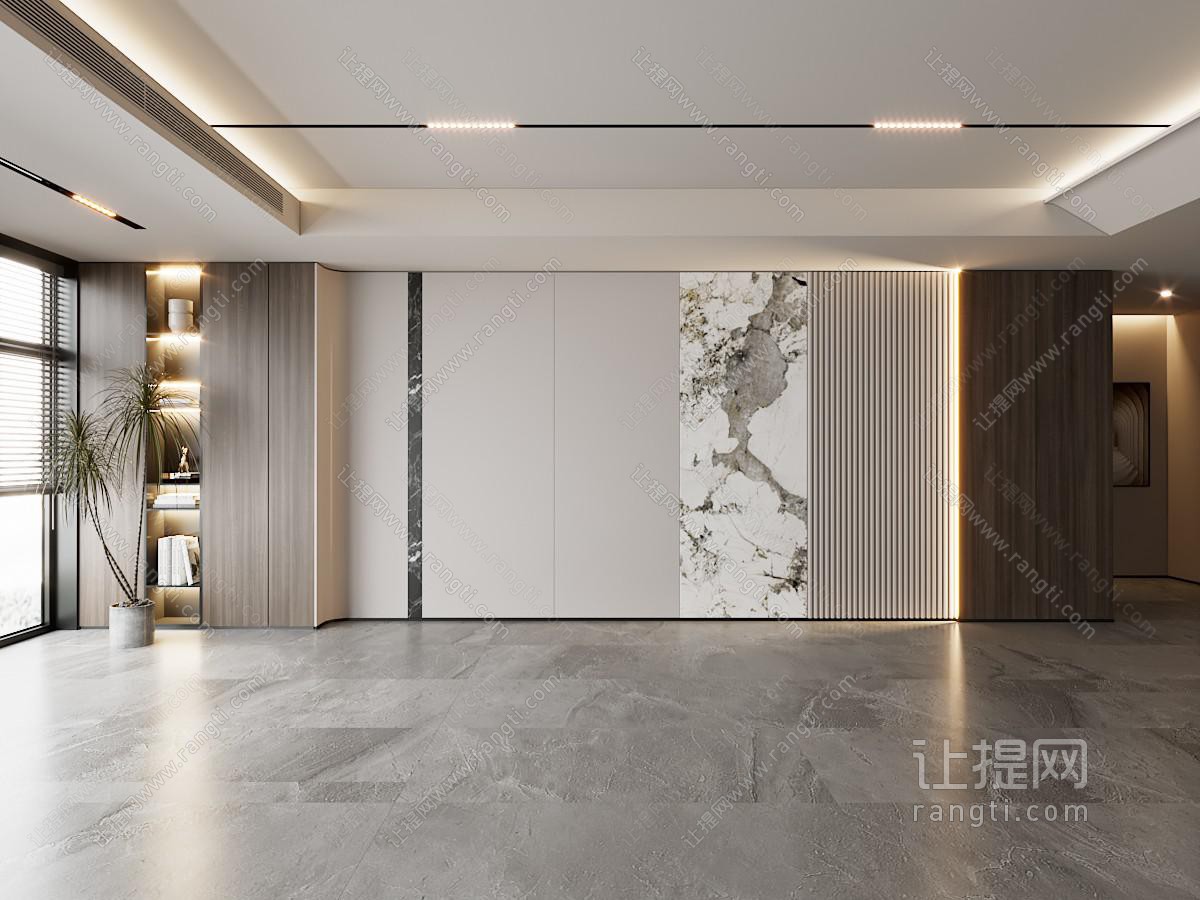 现代沙发背景墙