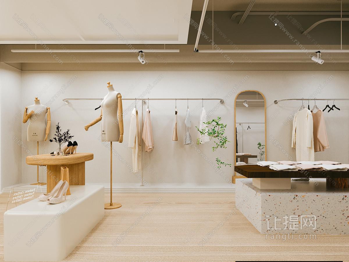 现代服装专卖店