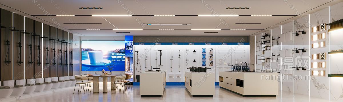 现代水龙头专卖店 展厅展览