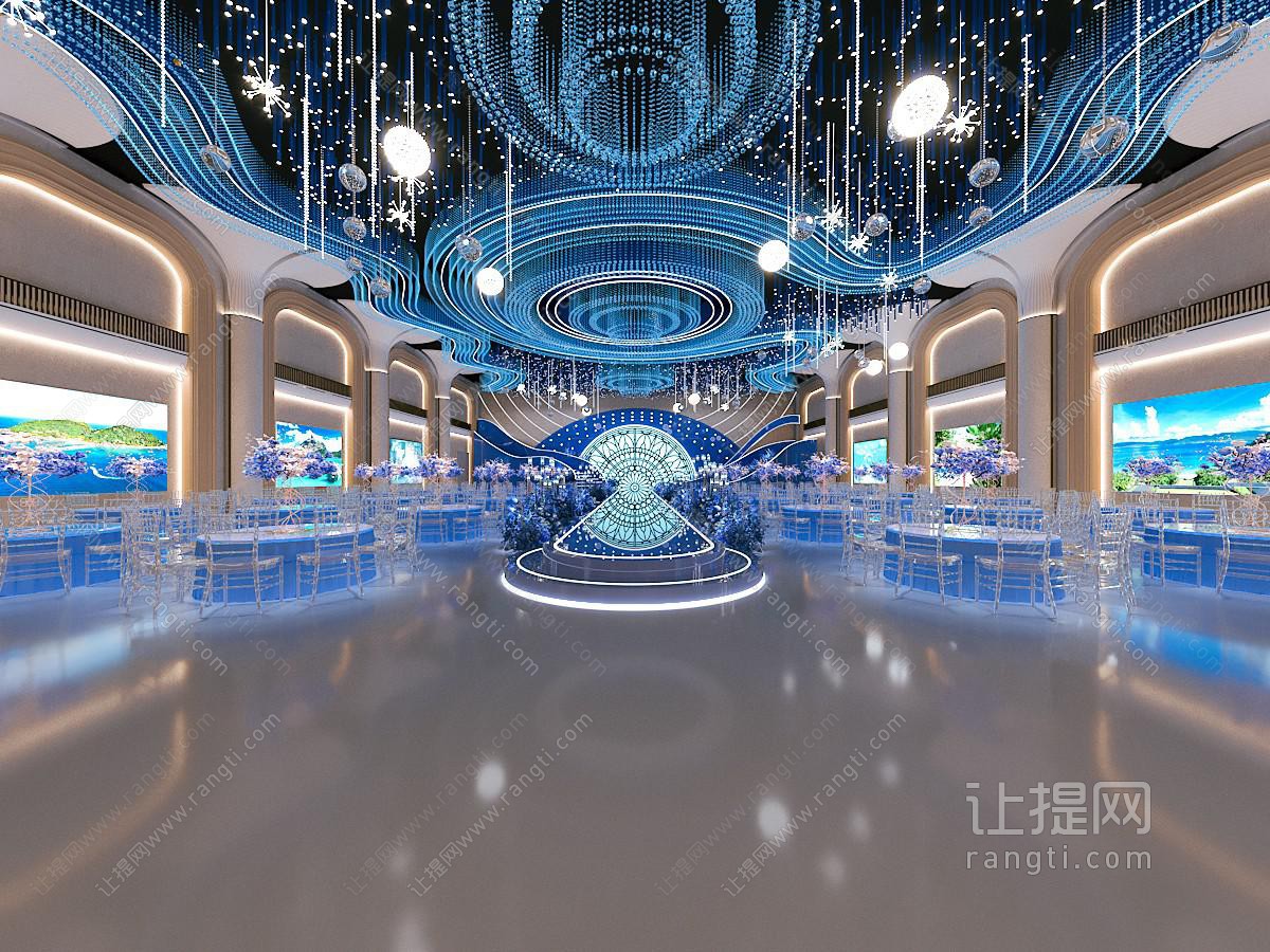 蓝色宴会厅
