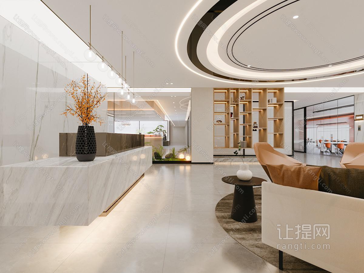 现代前台接待