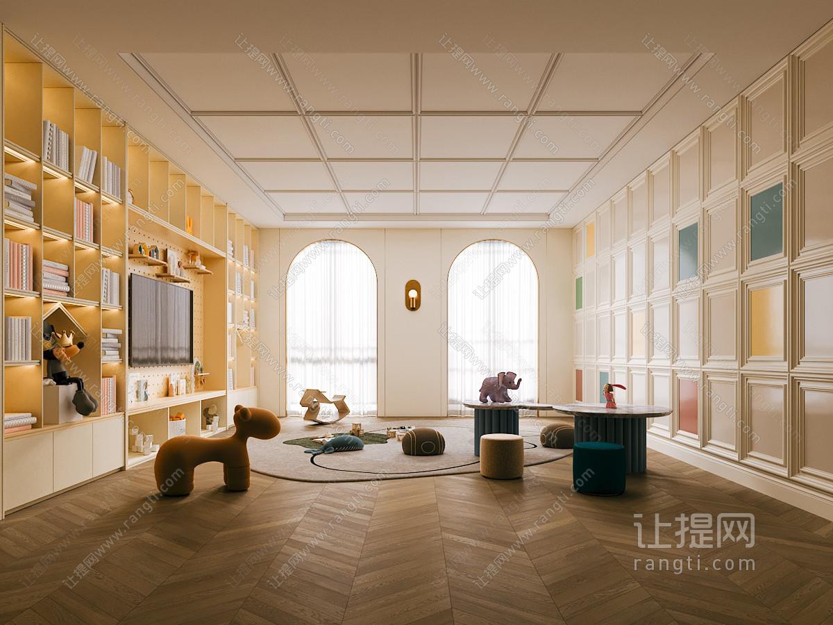 现代欧式儿童娱乐室