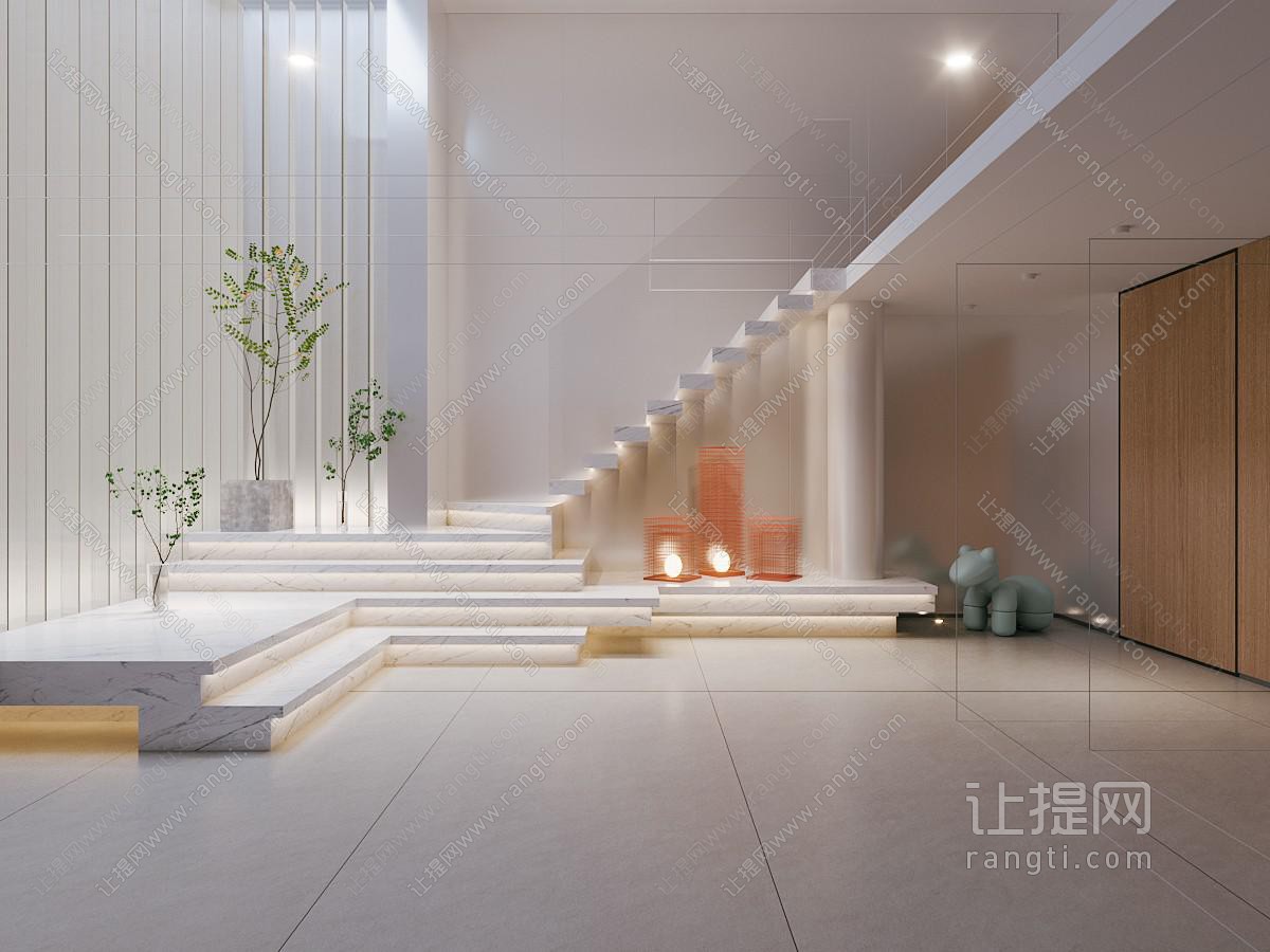 现代楼梯间