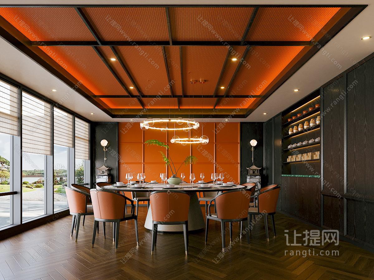 新中式餐厅包厢 会所包厢 酒店包厢