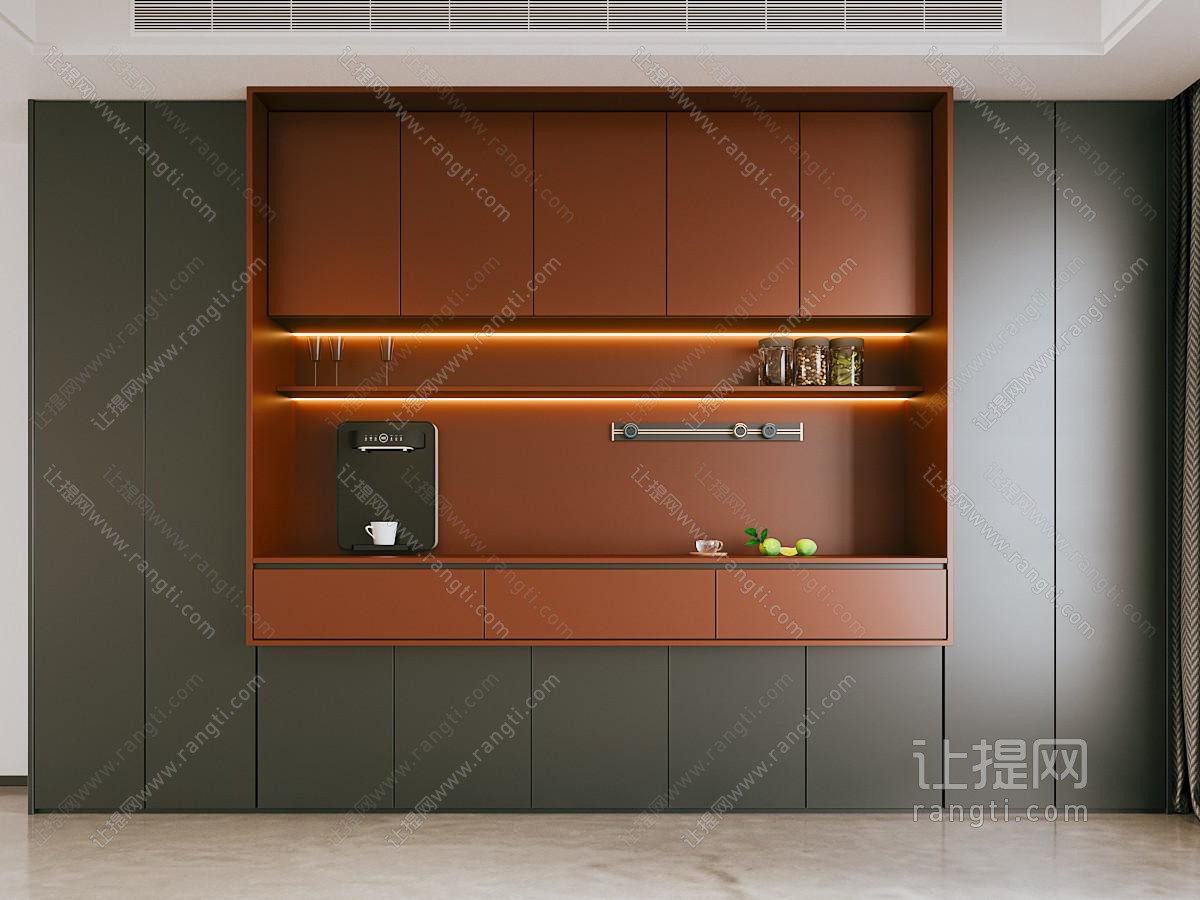 现代意式餐边柜