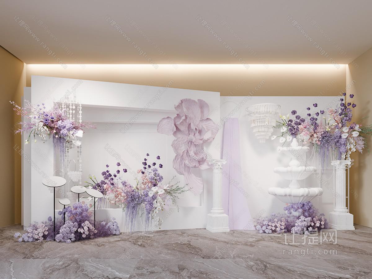 现代花艺美陈